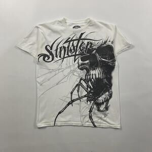 Y2K Sinister Skull Spider Tee